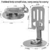 Stand Holder HP Metal 360° Rotasi – Dudukan Ponsel & Tablet Lipat Anti Gores Besi Premium - Gambar 2