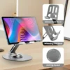 Stand Holder HP Metal 360° Rotasi – Dudukan Ponsel & Tablet Lipat Anti Gores Besi Premium - Gambar 6