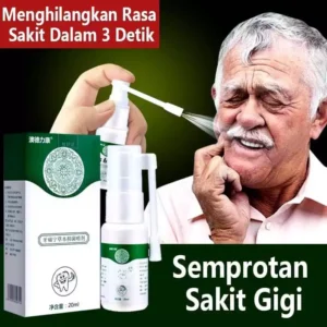 Spray Obat Sakit Gigi 20ml – Atasi Gigi Berlubang Gusi Bengkak Radang Linu