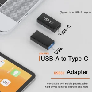 Adapter USB 3.0 Female ke USB Type-C Female – Fast Charging & Transfer Data